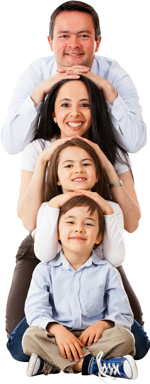 Beautiful Family Smiling